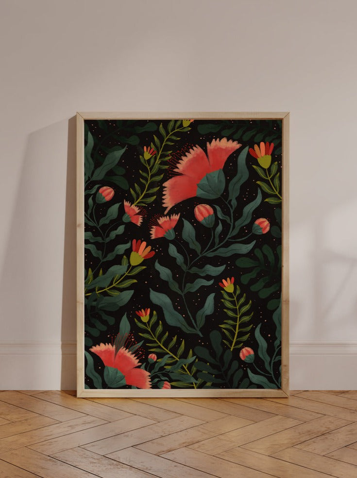 Crimson Moon Blooms