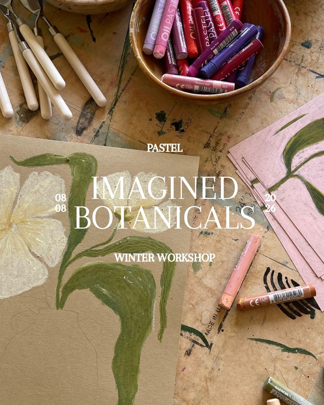 Imagined Botanicals Pastel Workshop