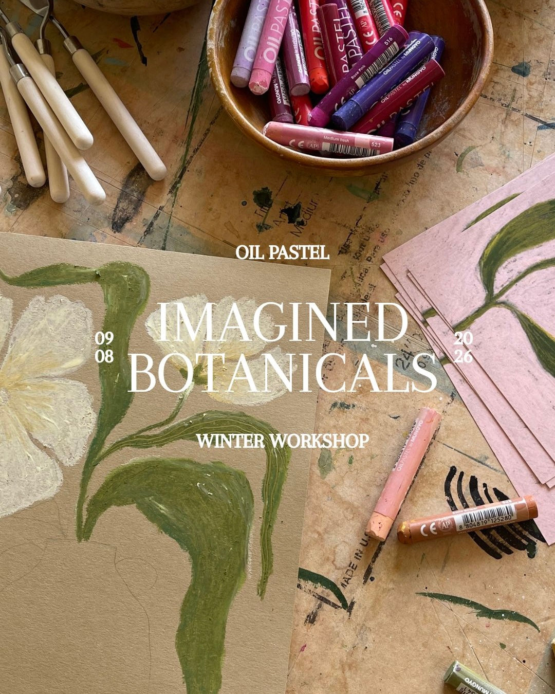 Imagined Botanicals Pastel Workshop