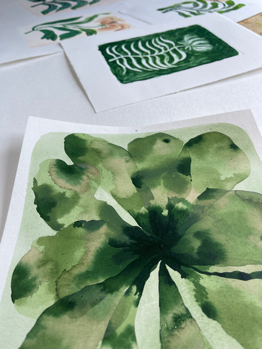 Spring Blooms Ink Workshop