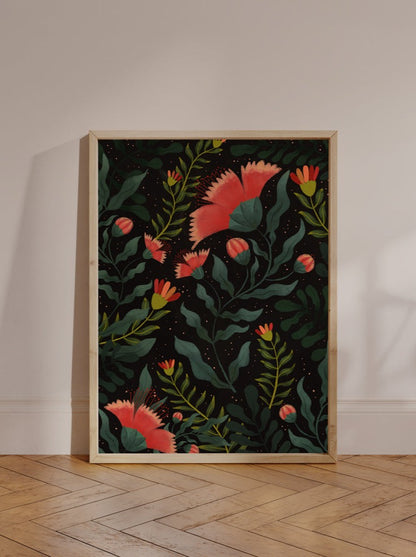 Crimson Moon Blooms